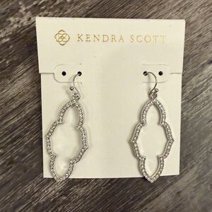 Inspired Silver Open Frame Earrings